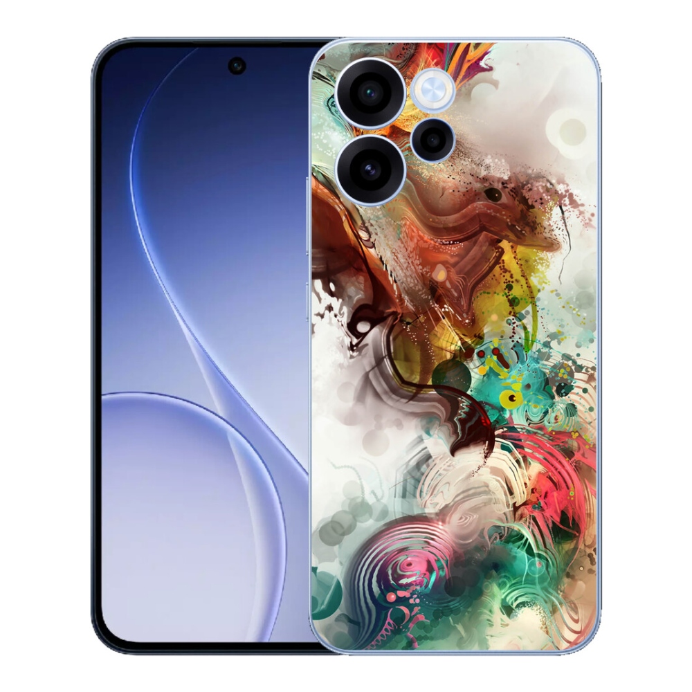 Gelový kryt mmCase na Oppo Reno 15 FS 5G - abstrakt 1