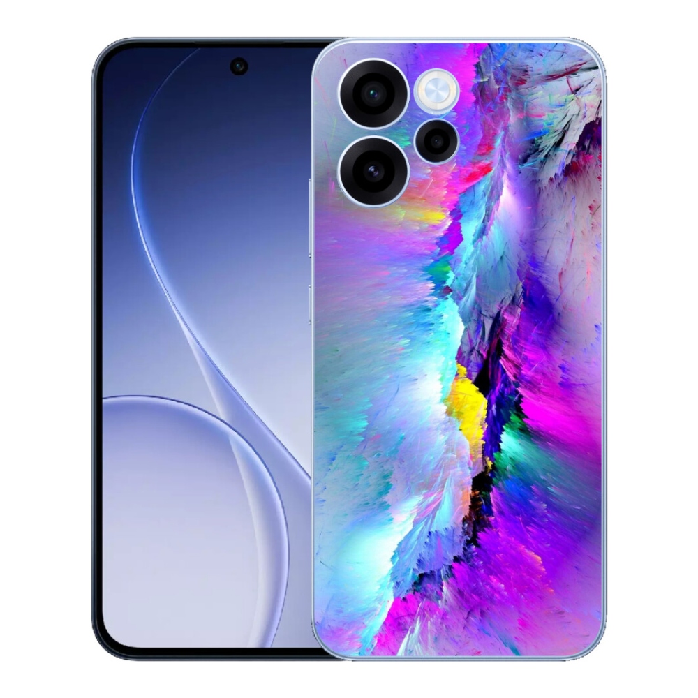 Gelový kryt mmCase na Oppo Reno 15 FS 5G - abstrakt