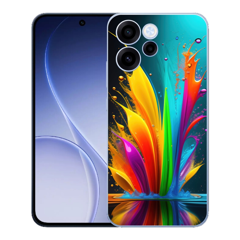 Gelový kryt mmCase na Oppo Reno 15 FS 5G - abstraktní motiv 1