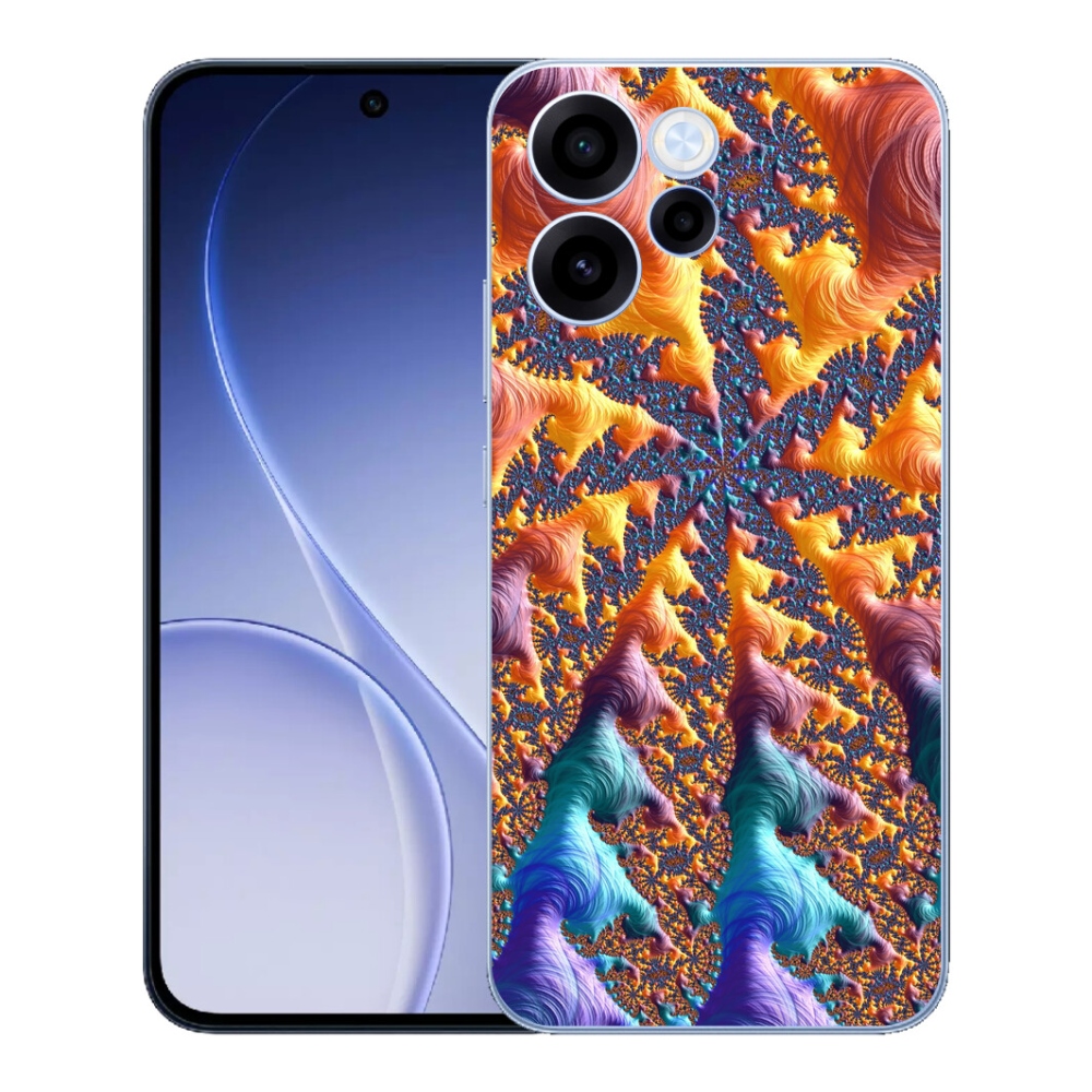 Gelový kryt mmCase na Oppo Reno 15 FS 5G - abstraktní motiv 23