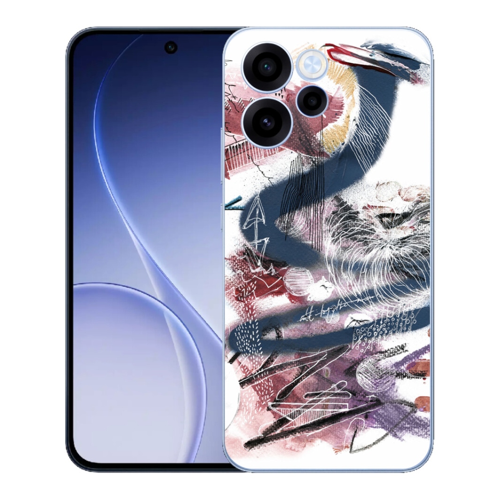 Gelový kryt mmCase na Oppo Reno 15 FS 5G - abstraktní motiv 28