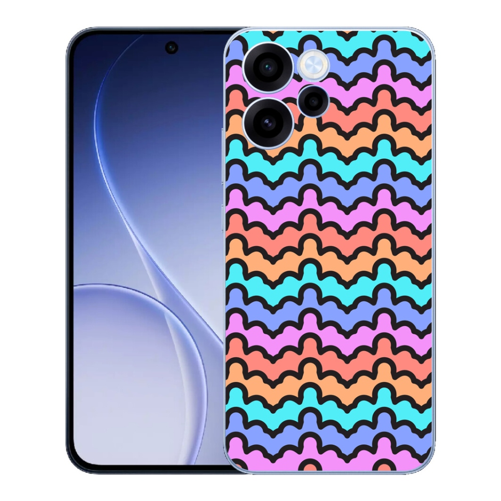 Gelový kryt mmCase na Oppo Reno 15 FS 5G - abstraktní motiv 30