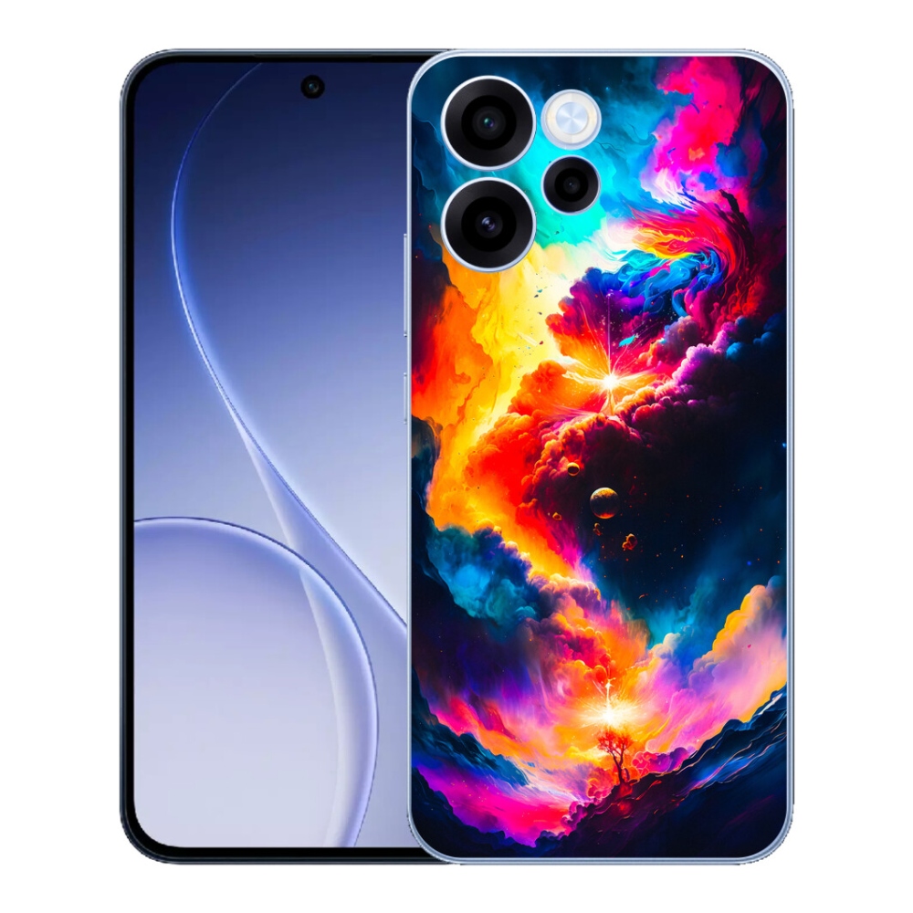 Gelový kryt mmCase na Oppo Reno 15 FS 5G - abstraktní motiv