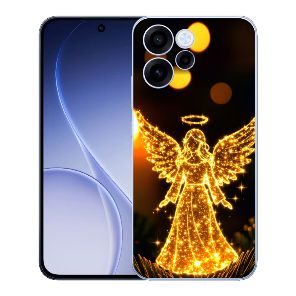 Gelový kryt mmCase na Oppo Reno 15 FS 5G - anděl