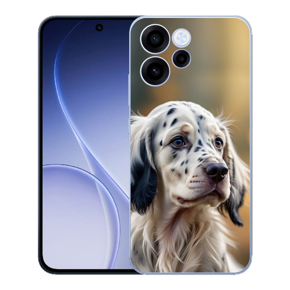 Gelový kryt mmCase na Oppo Reno 15 FS 5G - anglický setr