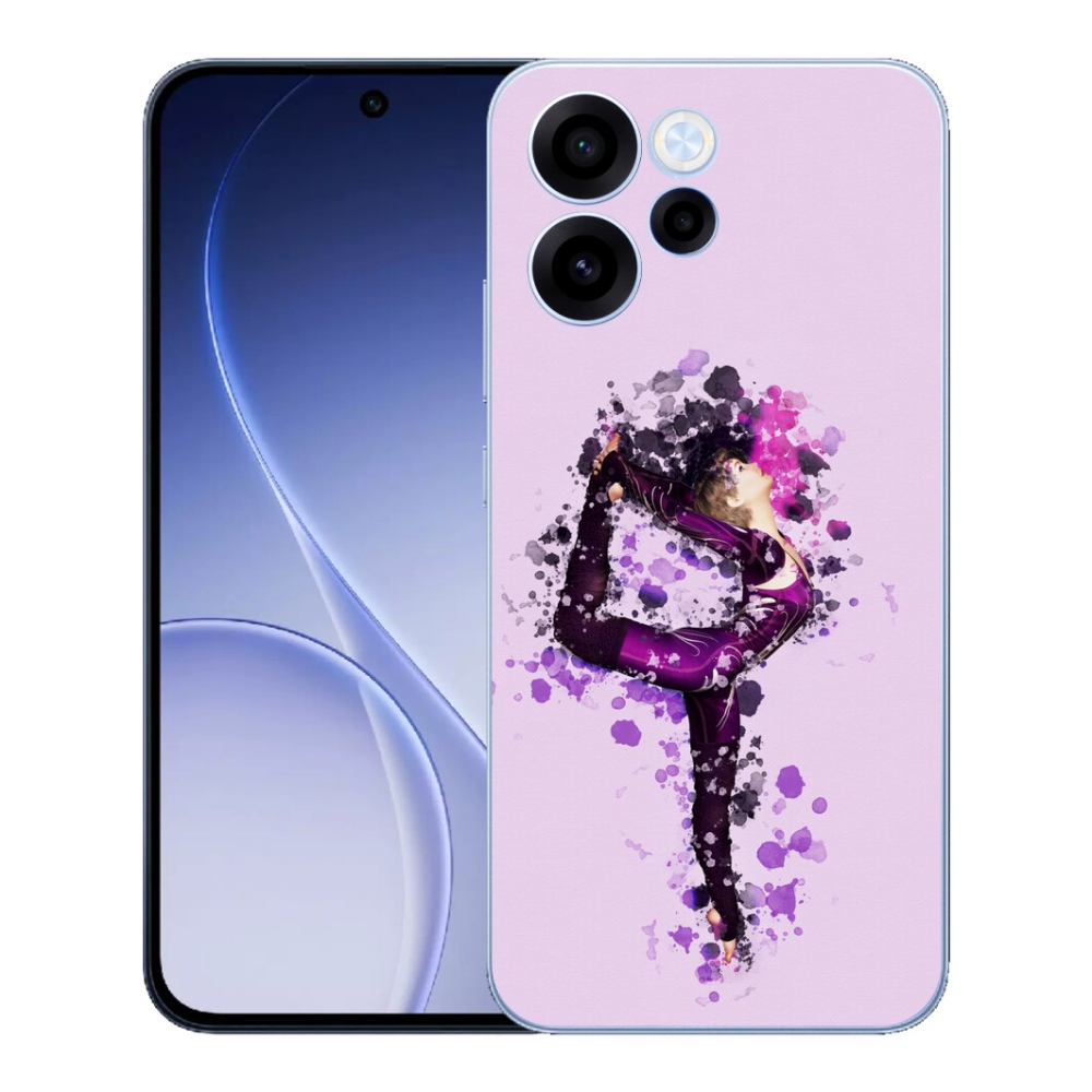 Gelový kryt mmCase na Oppo Reno 15 FS 5G - baletka