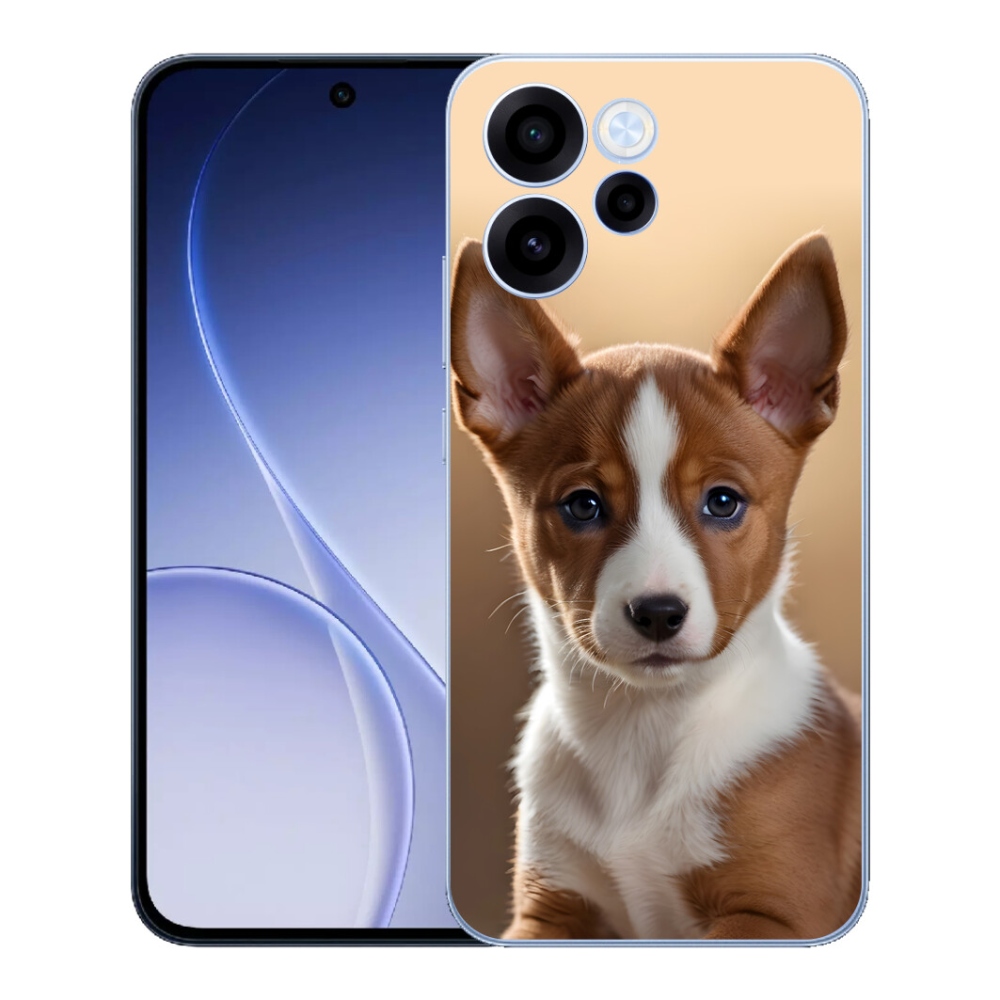 Gelový kryt mmCase na Oppo Reno 15 FS 5G - basenji