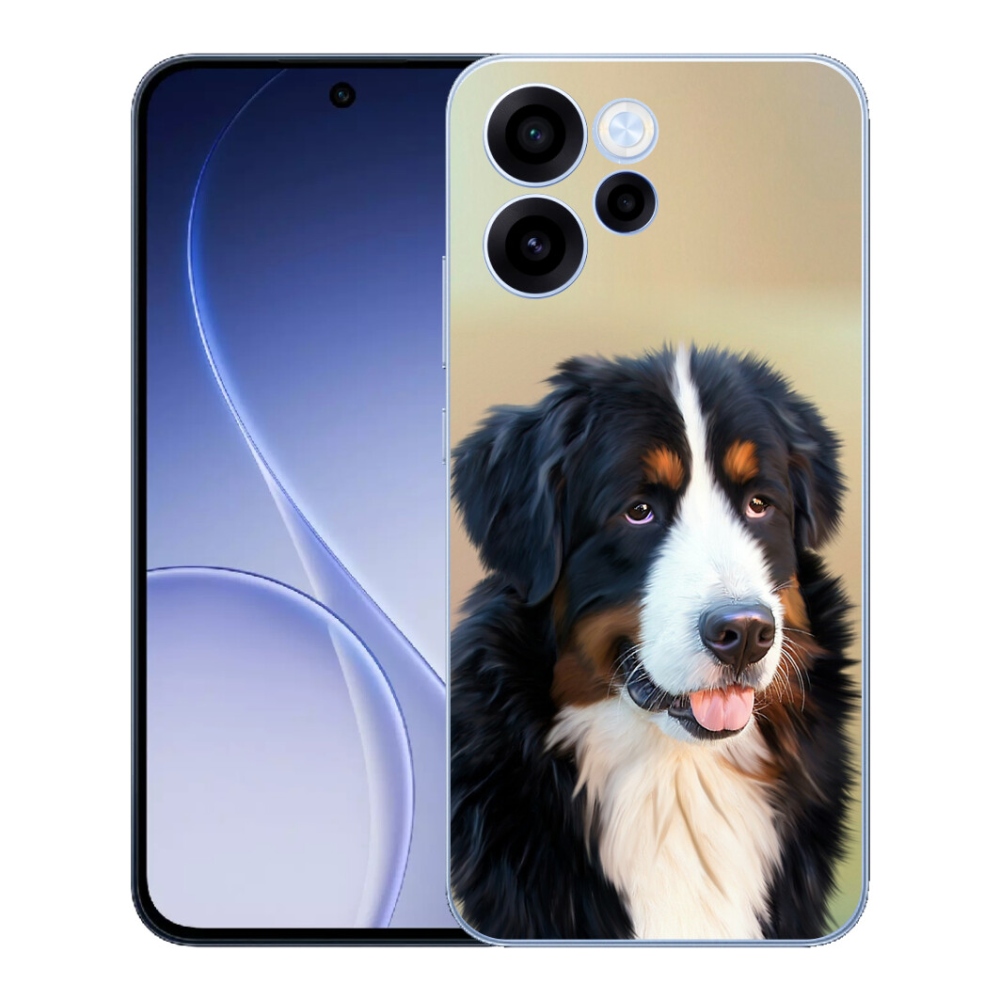 Gelový kryt mmCase na Oppo Reno 15 FS 5G - bernský salašnický pes