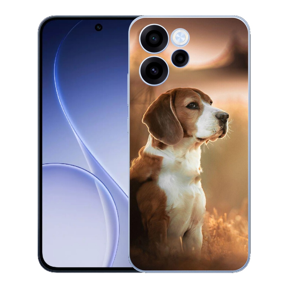 Gelový kryt mmCase na Oppo Reno 15 FS 5G - bígl