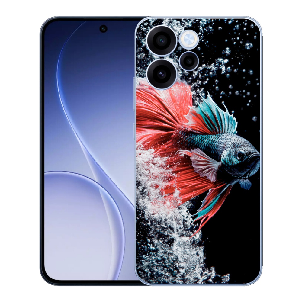 Gelový kryt mmCase na Oppo Reno 15 FS 5G - bojovnice pestrá