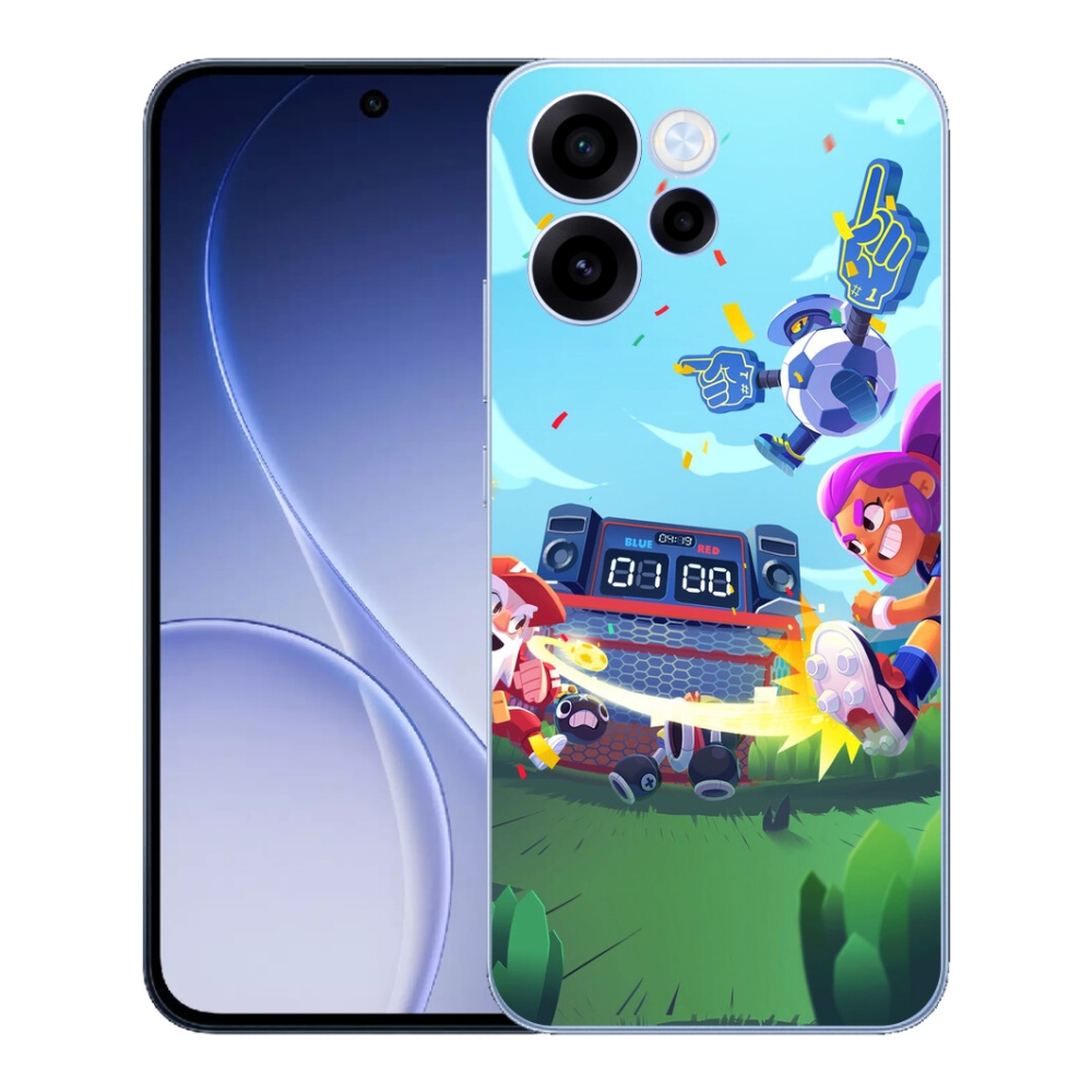 Gelový kryt mmCase na Oppo Reno 15 FS 5G - brawl stars 1