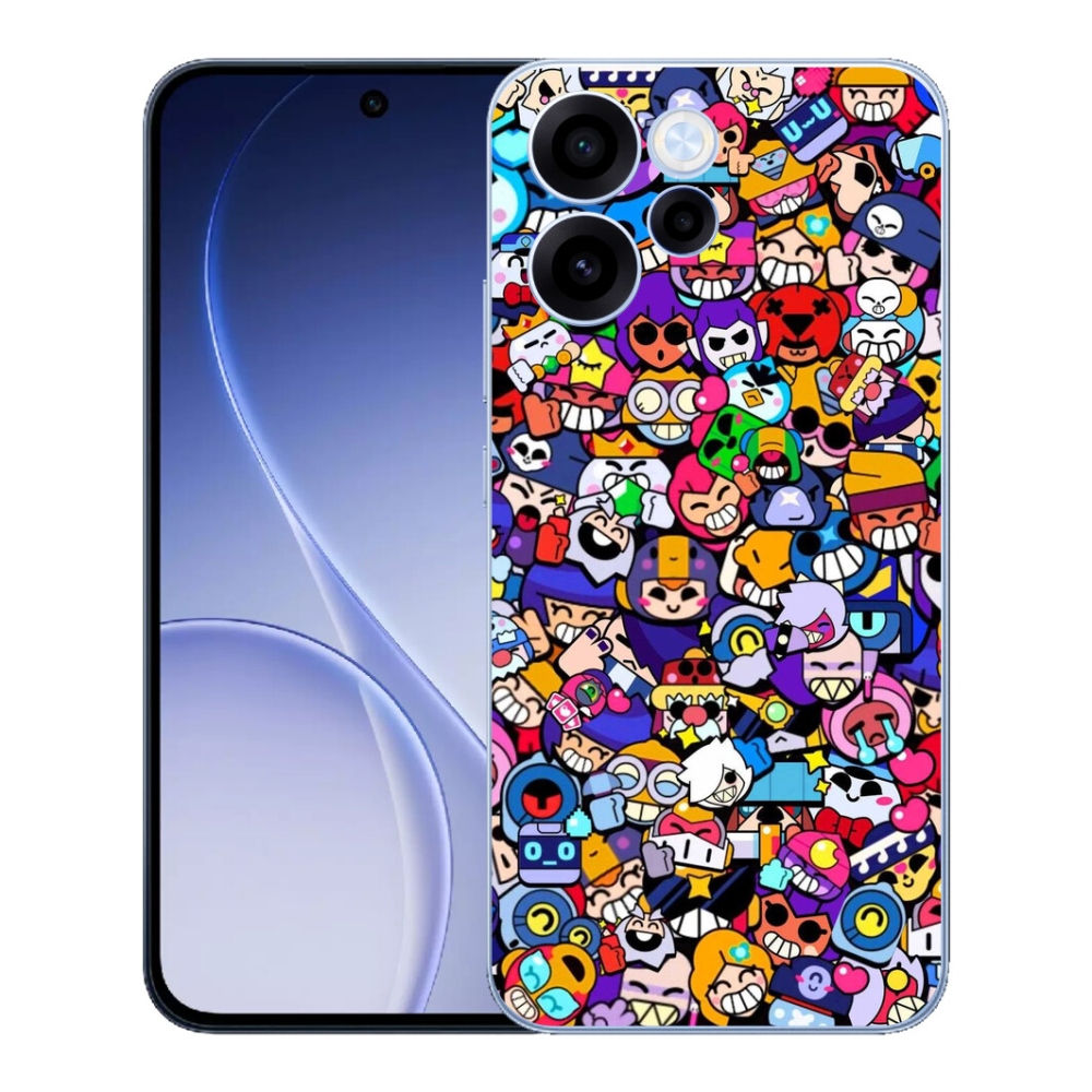 Gelový kryt mmCase na Oppo Reno 15 FS 5G - brawl stars 2