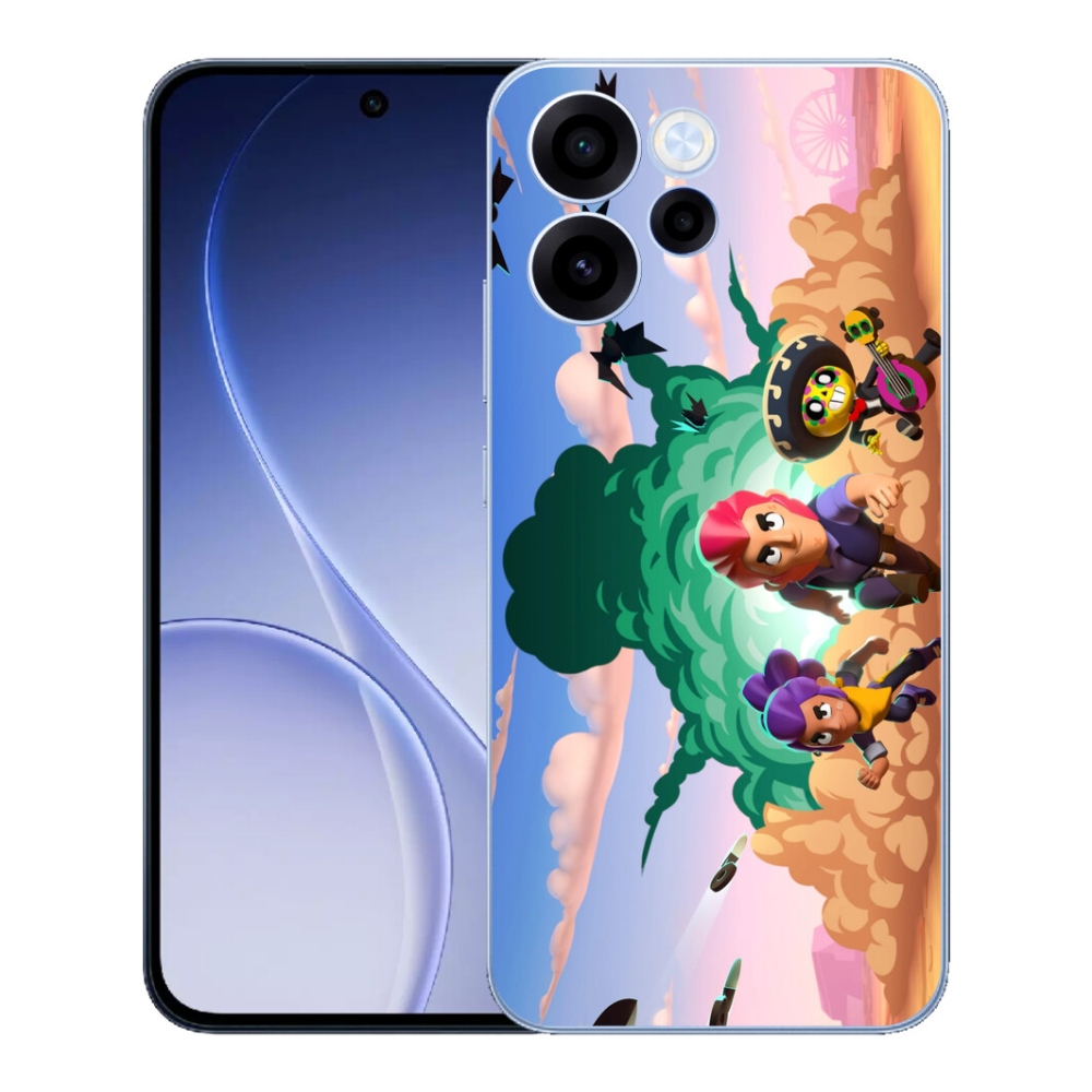 Gelový kryt mmCase na Oppo Reno 15 FS 5G - brawl stars