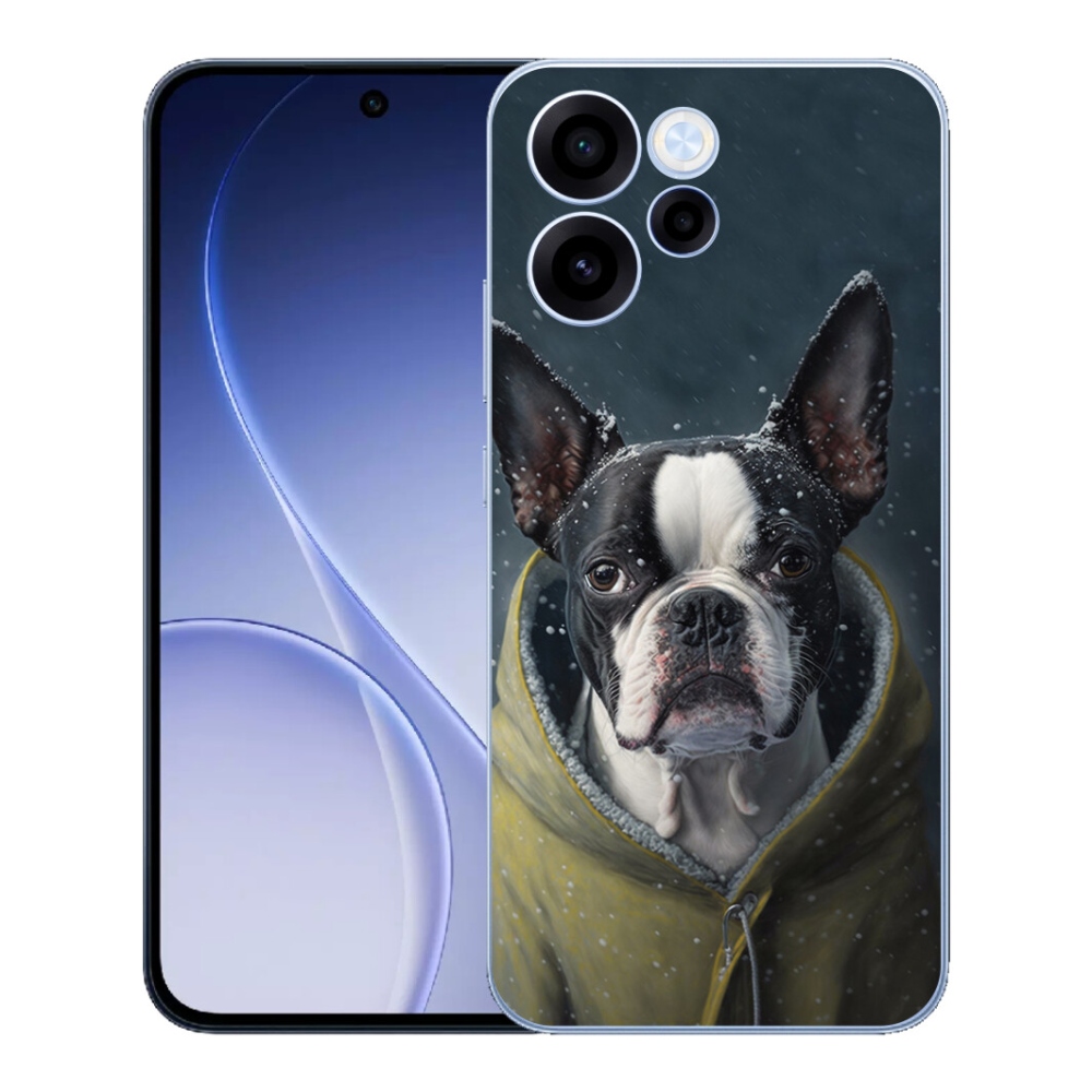 Gelový kryt mmCase na Oppo Reno 15 FS 5G - buldoček