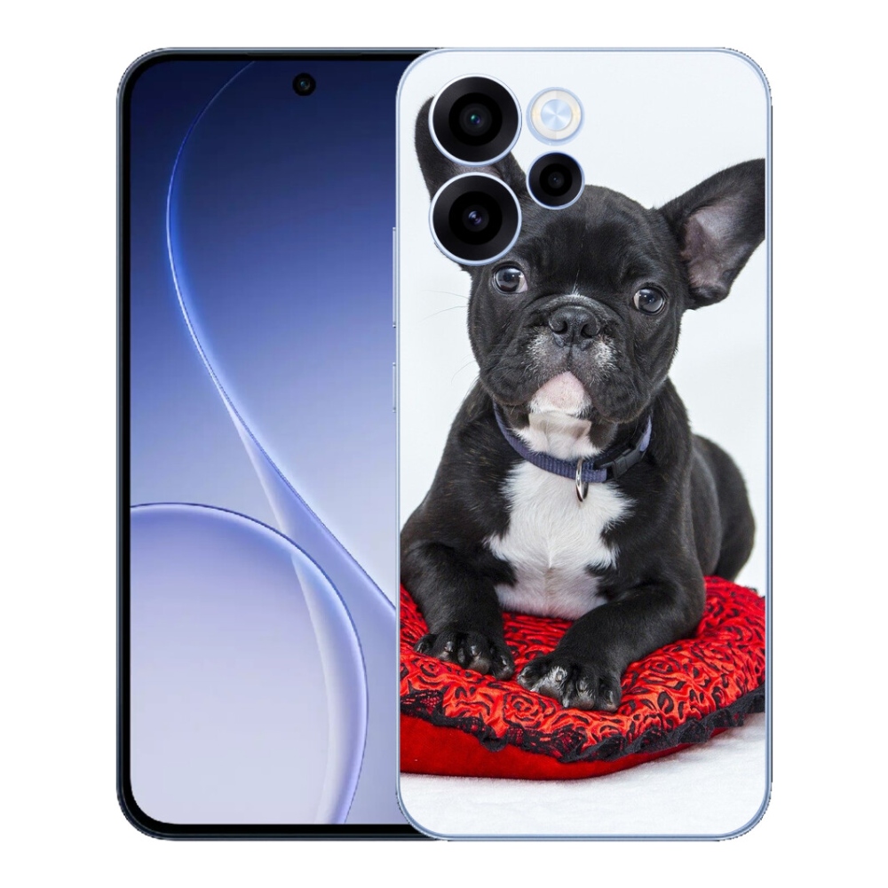 Gelový kryt mmCase na Oppo Reno 15 FS 5G - buldok