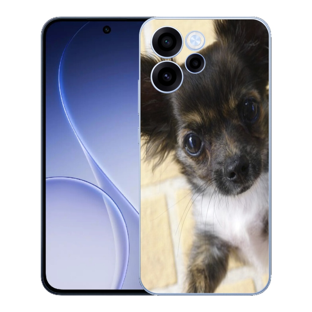 Gelový kryt mmCase na Oppo Reno 15 FS 5G - čivava 2