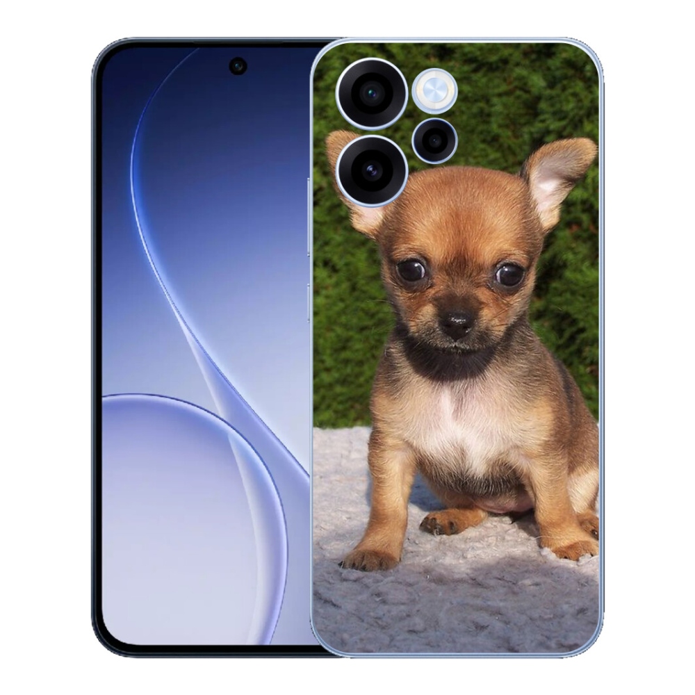 Gelový kryt mmCase na Oppo Reno 15 FS 5G - čivava 3