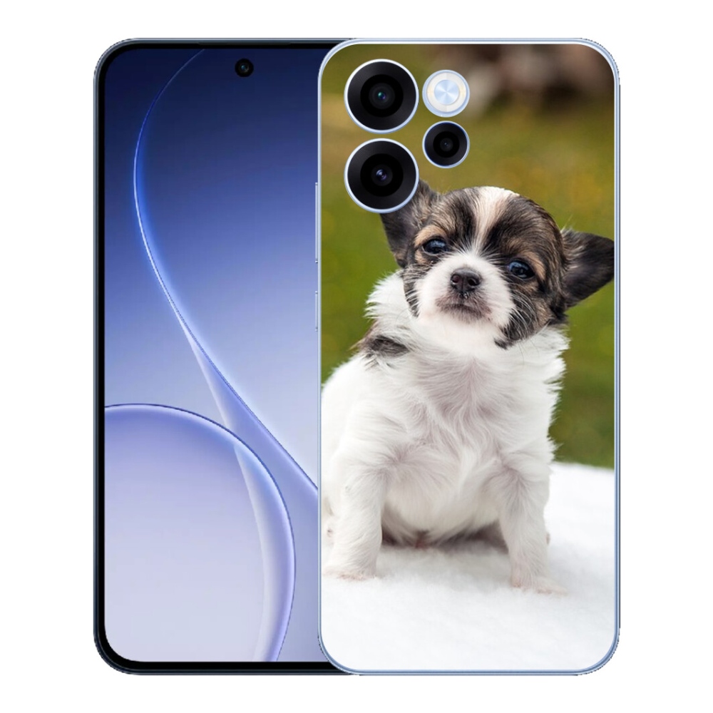 Gelový kryt mmCase na Oppo Reno 15 FS 5G - čivava 4