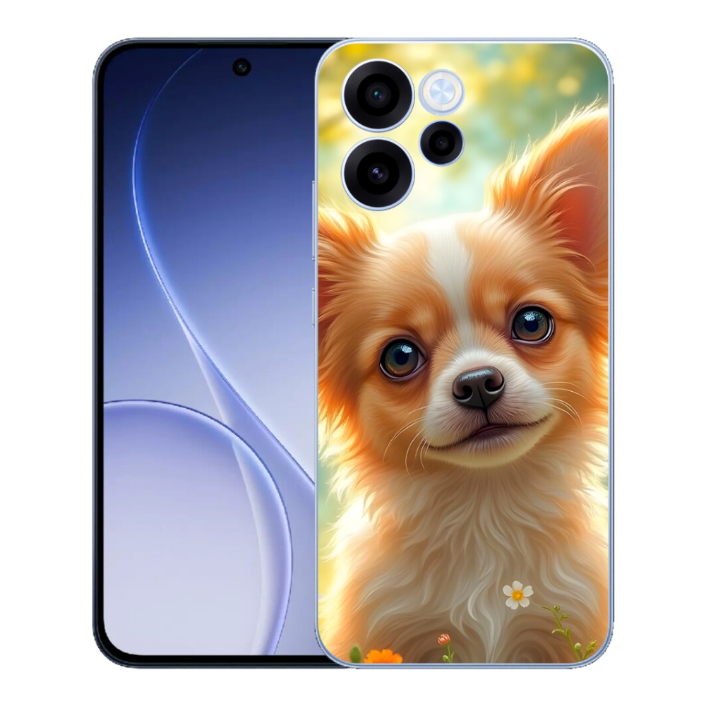 Gelový kryt mmCase na Oppo Reno 15 FS 5G - čivava 5