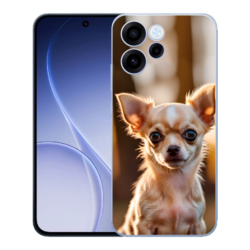 Gelový kryt mmCase na Oppo Reno 15 FS 5G - čivava 6