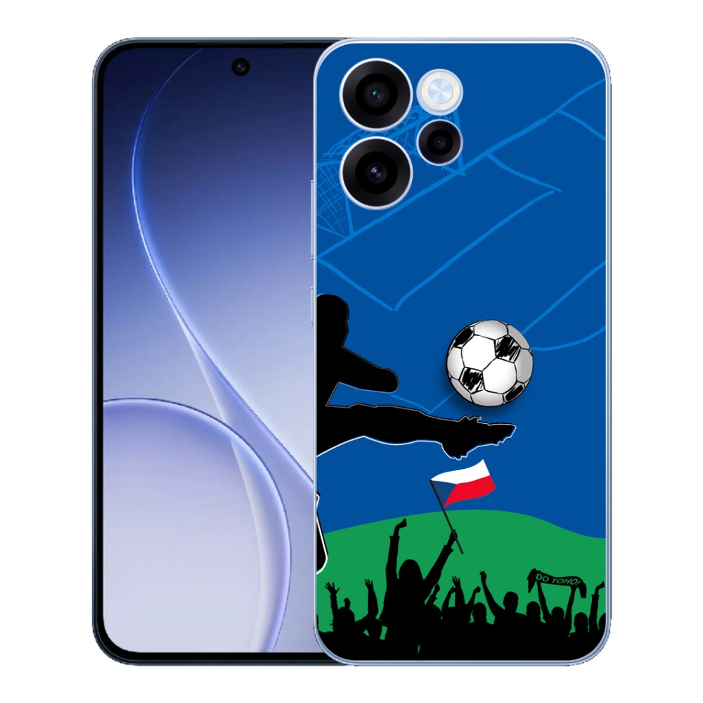 Gelový kryt mmCase na Oppo Reno 15 FS 5G - fanoušci fotbalu