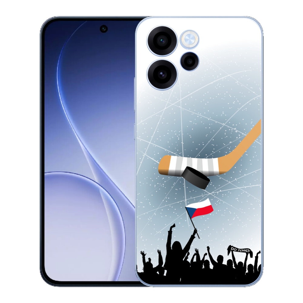 Gelový kryt mmCase na Oppo Reno 15 FS 5G - fanoušci hokeje