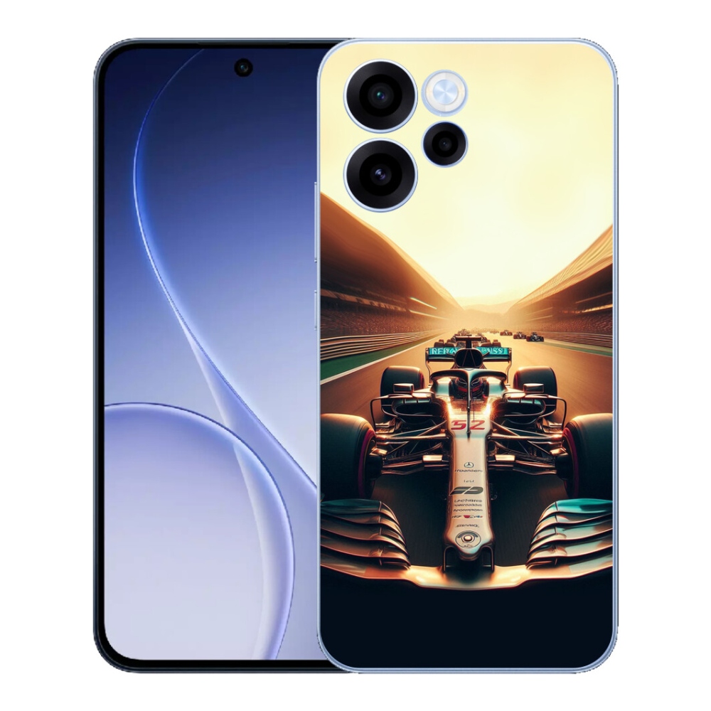 Gelový kryt mmCase na Oppo Reno 15 FS 5G - formule 1