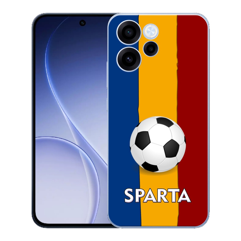 Gelový kryt mmCase na Oppo Reno 15 FS 5G - fotbal 1
