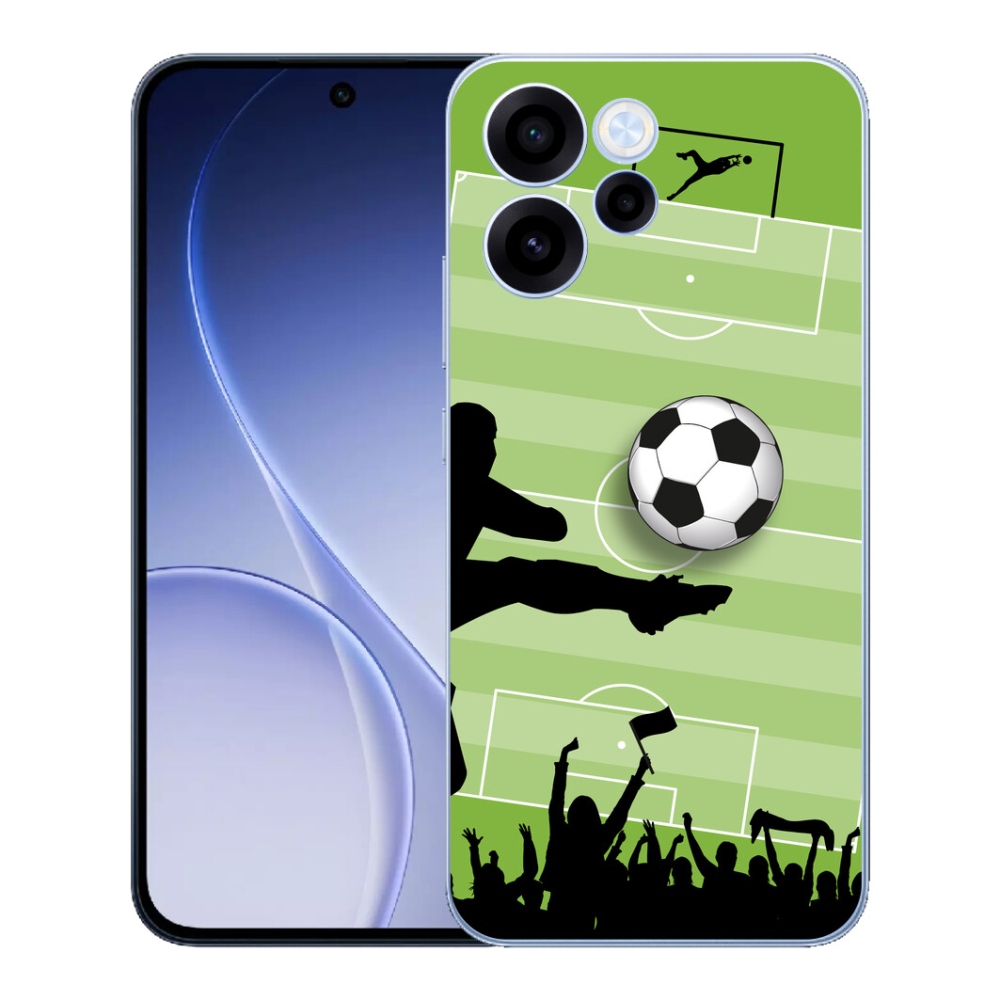 Gelový kryt mmCase na Oppo Reno 15 FS 5G - fotbal 3