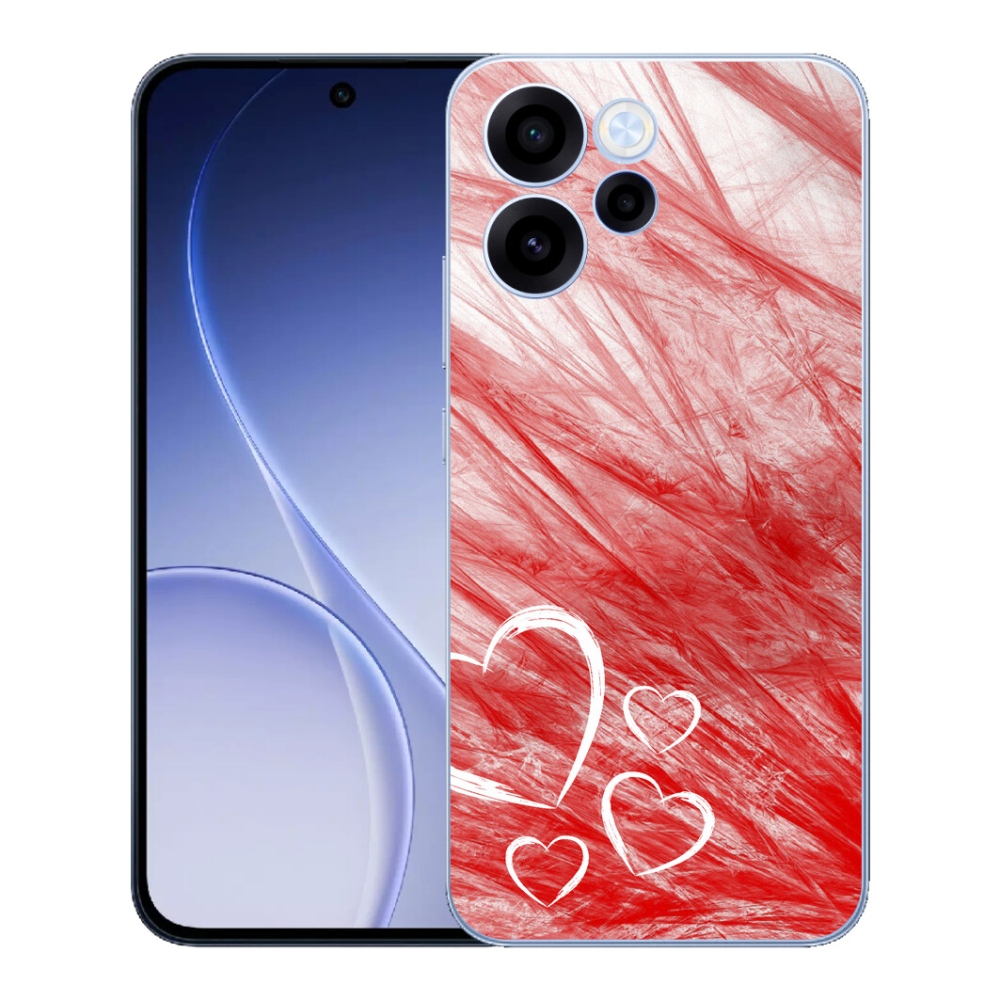Gelový kryt mmCase na Oppo Reno 15 FS 5G - heart