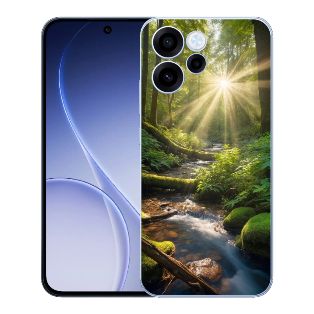 Gelový kryt mmCase na Oppo Reno 15 FS 5G - hlubina lesa