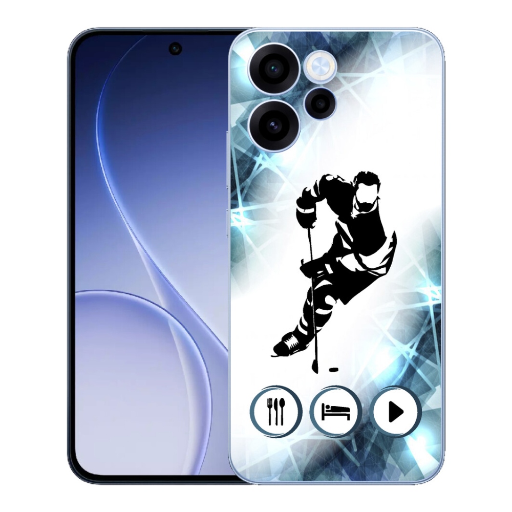 Gelový kryt mmCase na Oppo Reno 15 FS 5G - hokej 1