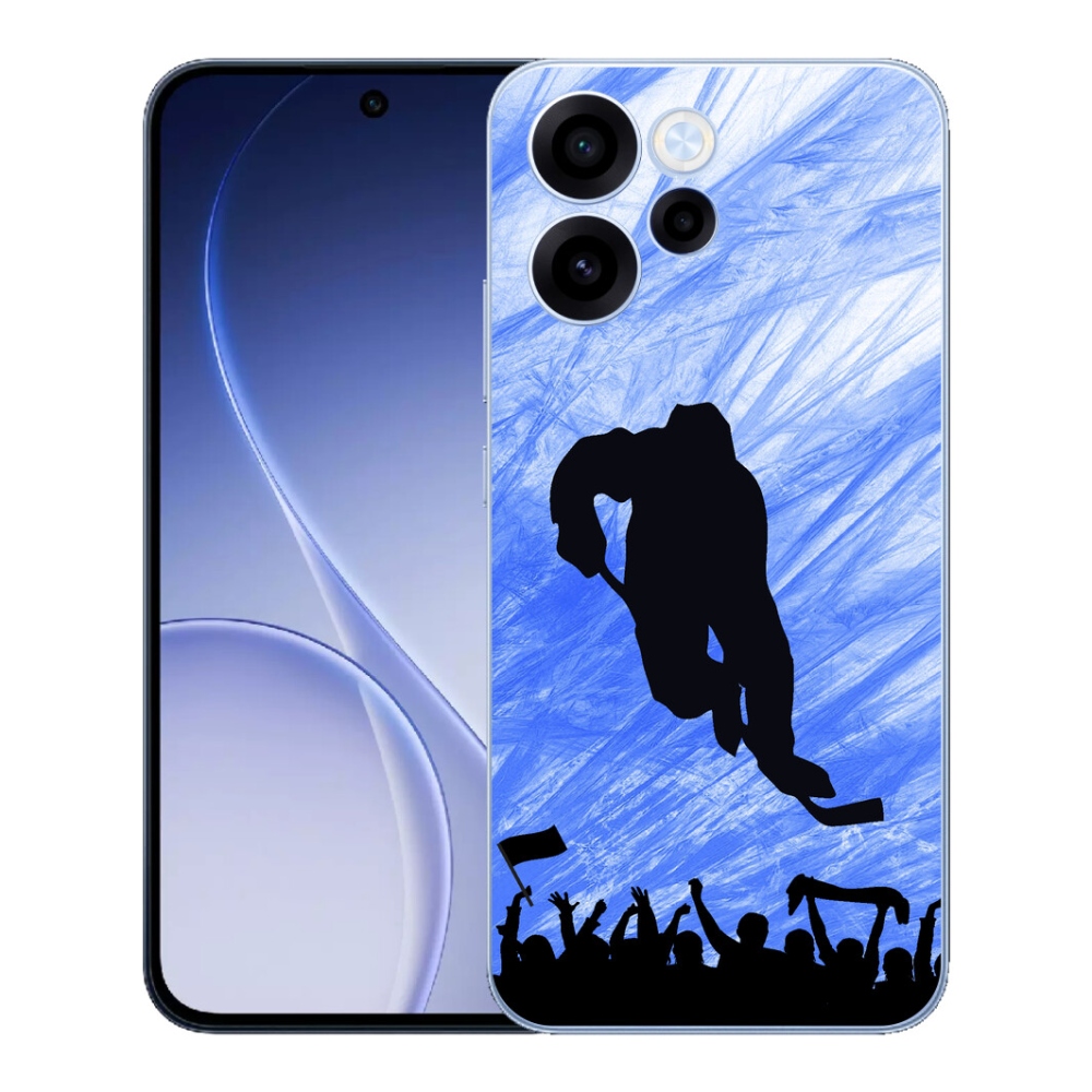 Gelový kryt mmCase na Oppo Reno 15 FS 5G - hokejový hráč