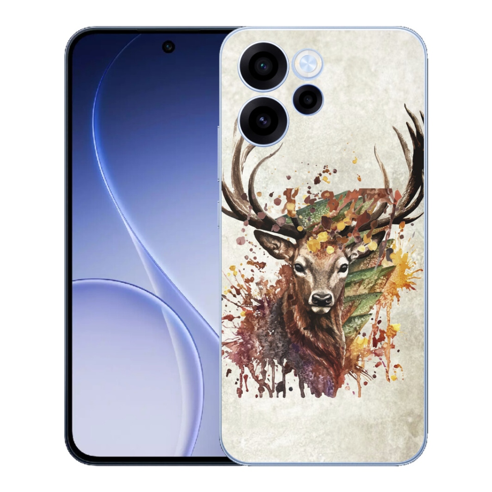 Gelový kryt mmCase na Oppo Reno 15 FS 5G - jelen 1
