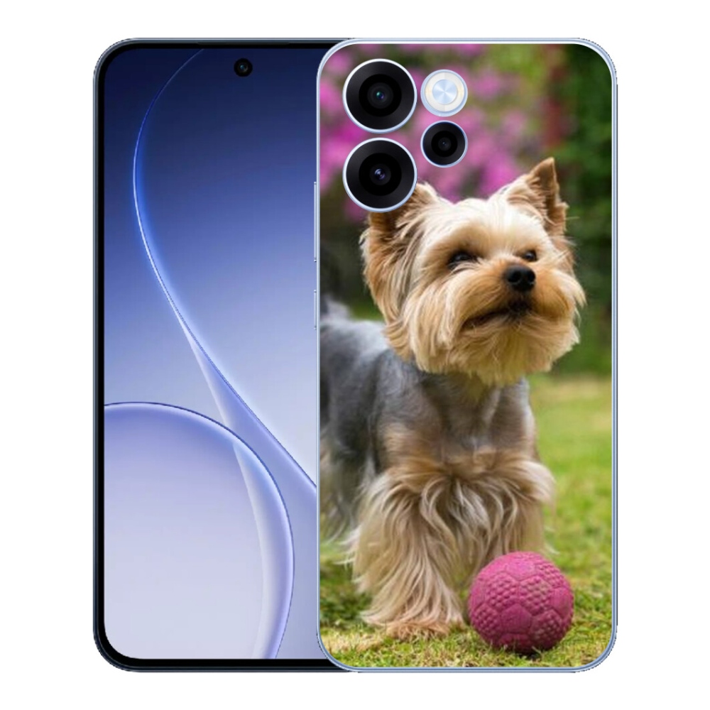 Gelový kryt mmCase na Oppo Reno 15 FS 5G - jorkšír 4
