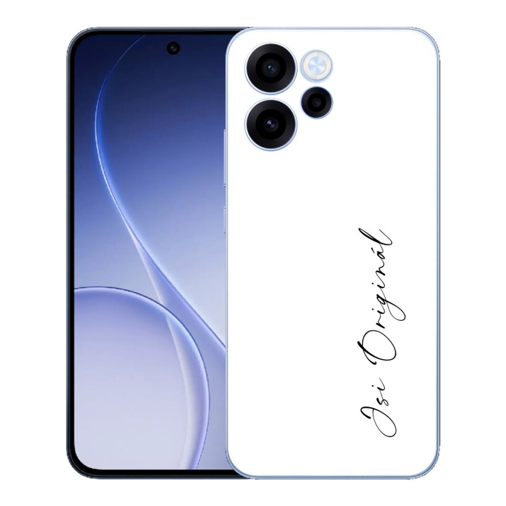 Gelový kryt mmCase na Oppo Reno 15 FS 5G - jsi originál bílé pozadí