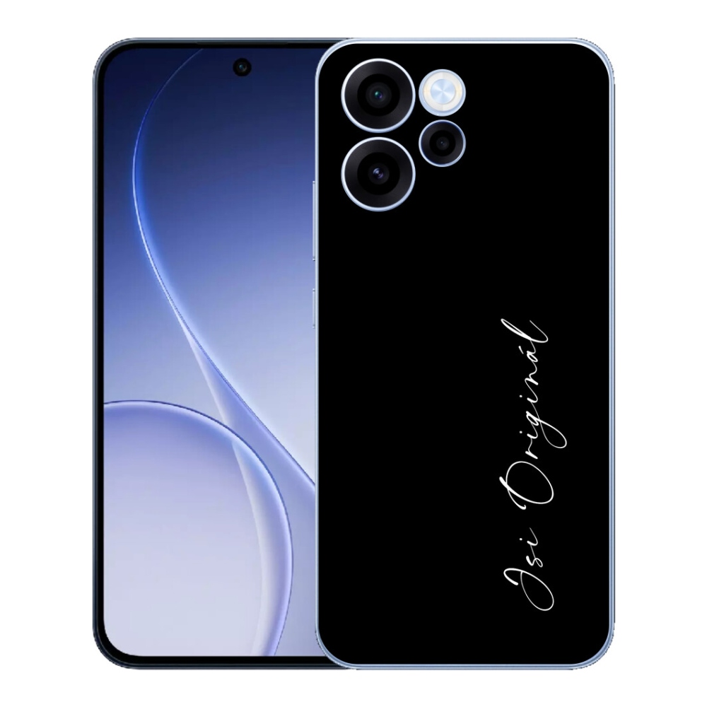 Gelový kryt mmCase na Oppo Reno 15 FS 5G - jsi originál černé pozadí