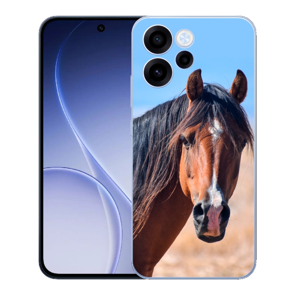 Gelový kryt mmCase na Oppo Reno 15 FS 5G - klidný kůň