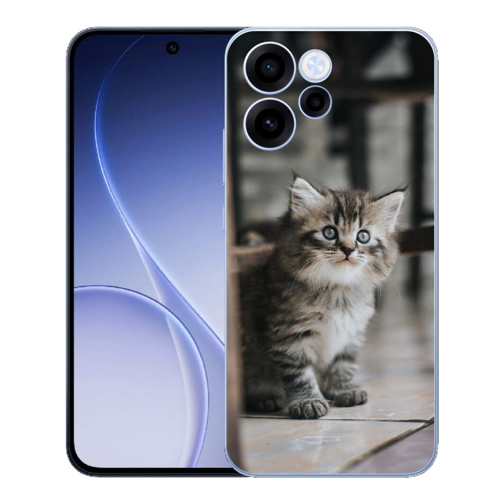 Gelový kryt mmCase na Oppo Reno 15 FS 5G - koťátko
