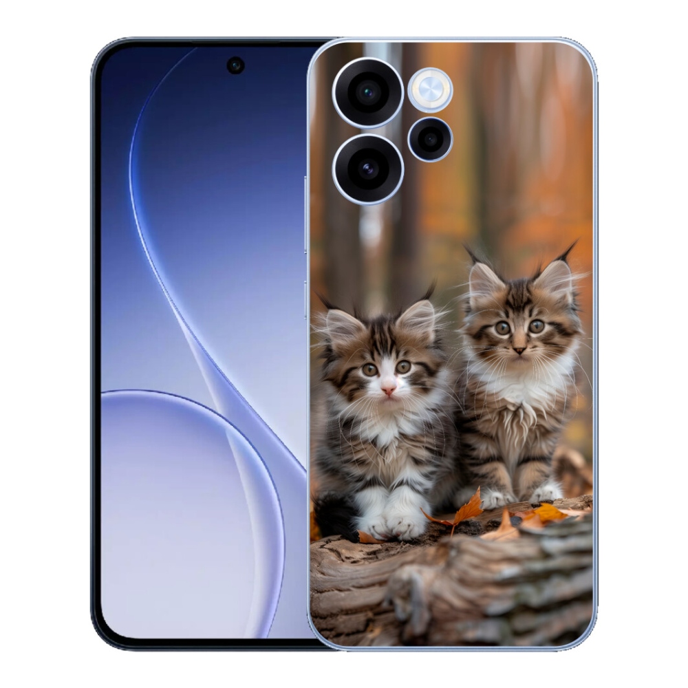 Gelový kryt mmCase na Oppo Reno 15 FS 5G - kočičí duo 3