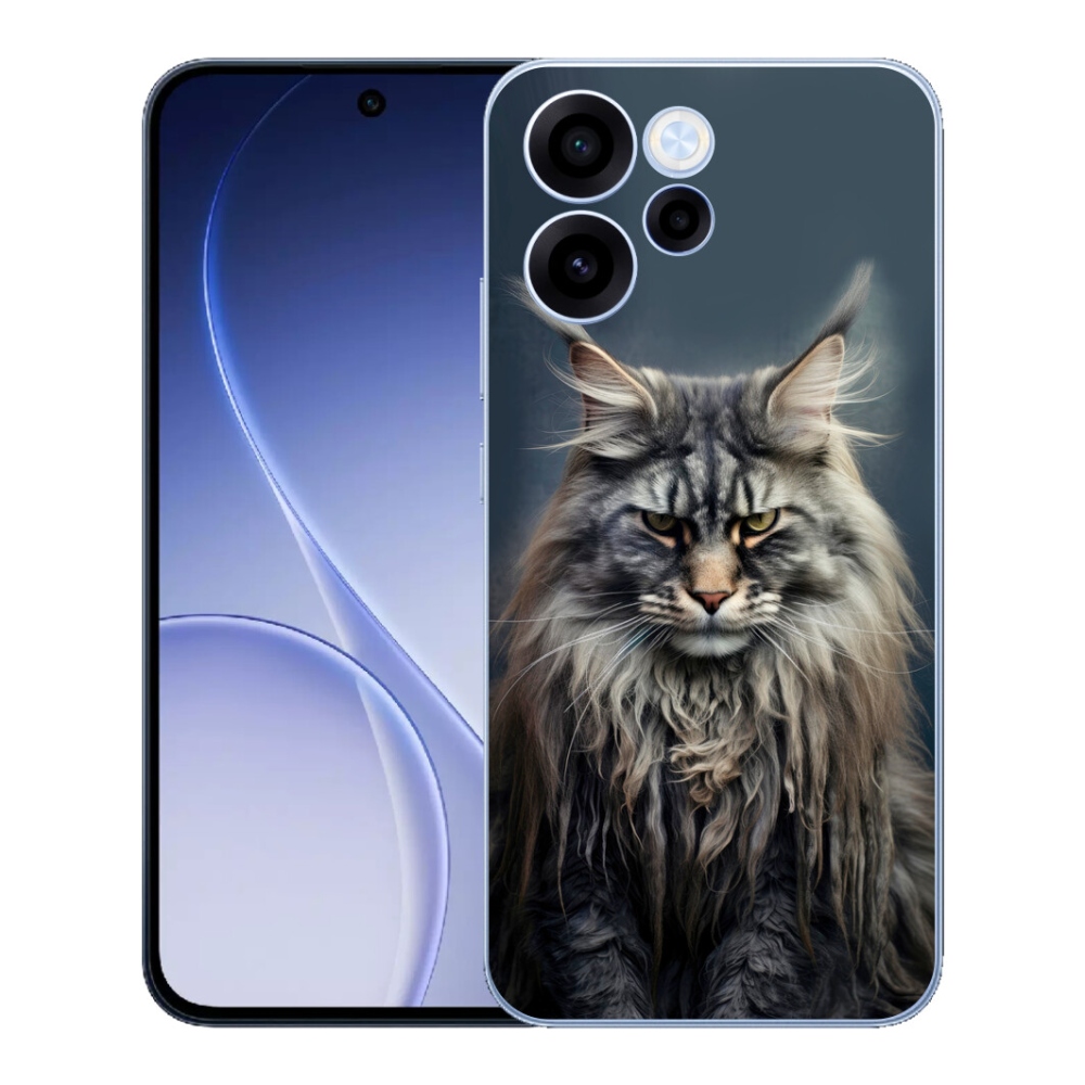Gelový kryt mmCase na Oppo Reno 15 FS 5G - kočíčí pohled 4