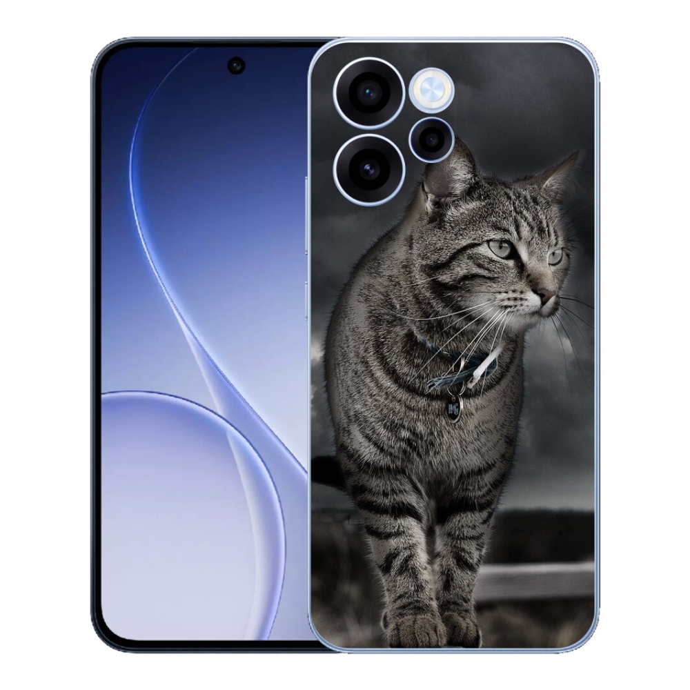 Gelový kryt mmCase na Oppo Reno 15 FS 5G - kočka