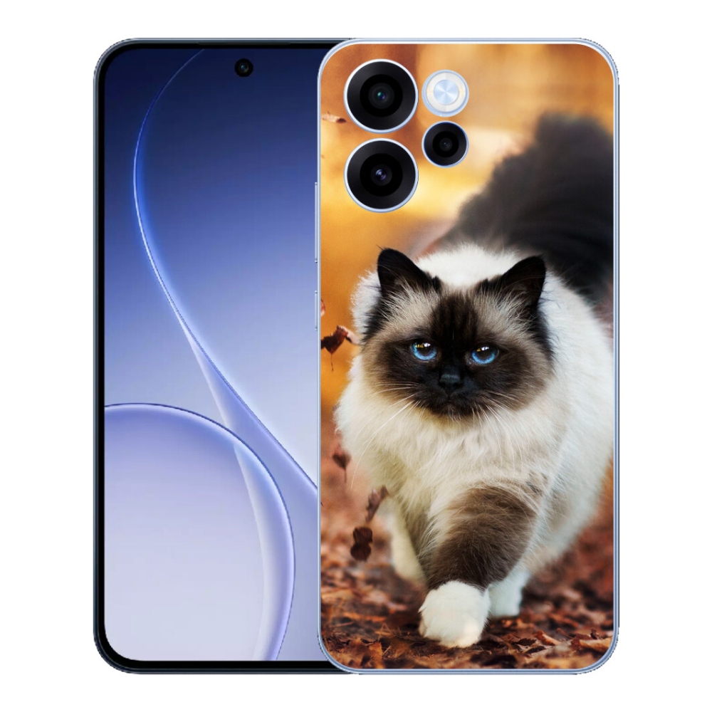 Gelový kryt mmCase na Oppo Reno 15 FS 5G - kočka