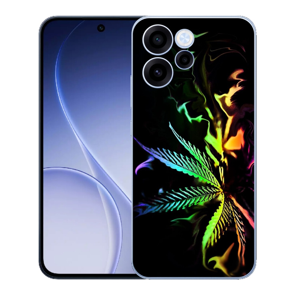 Gelový kryt mmCase na Oppo Reno 15 FS 5G - konopí 2