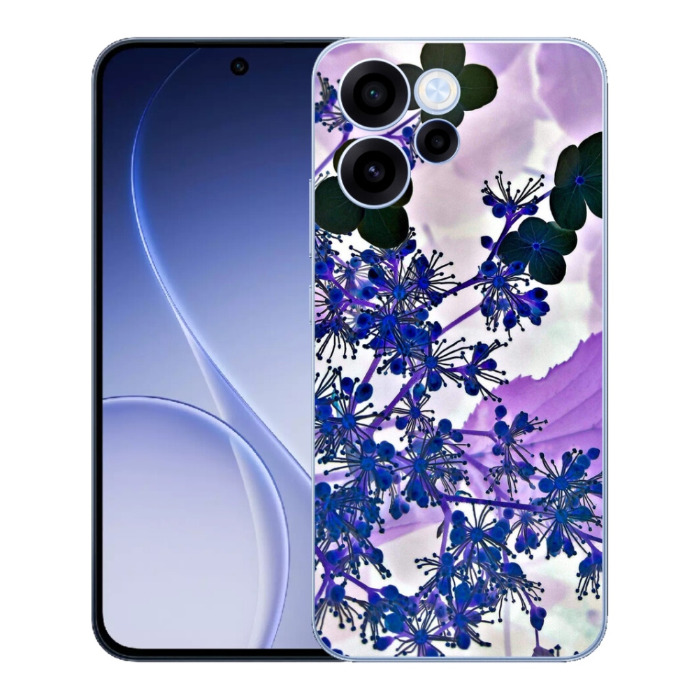 Gelový kryt mmCase na Oppo Reno 15 FS 5G - květ hortenzie