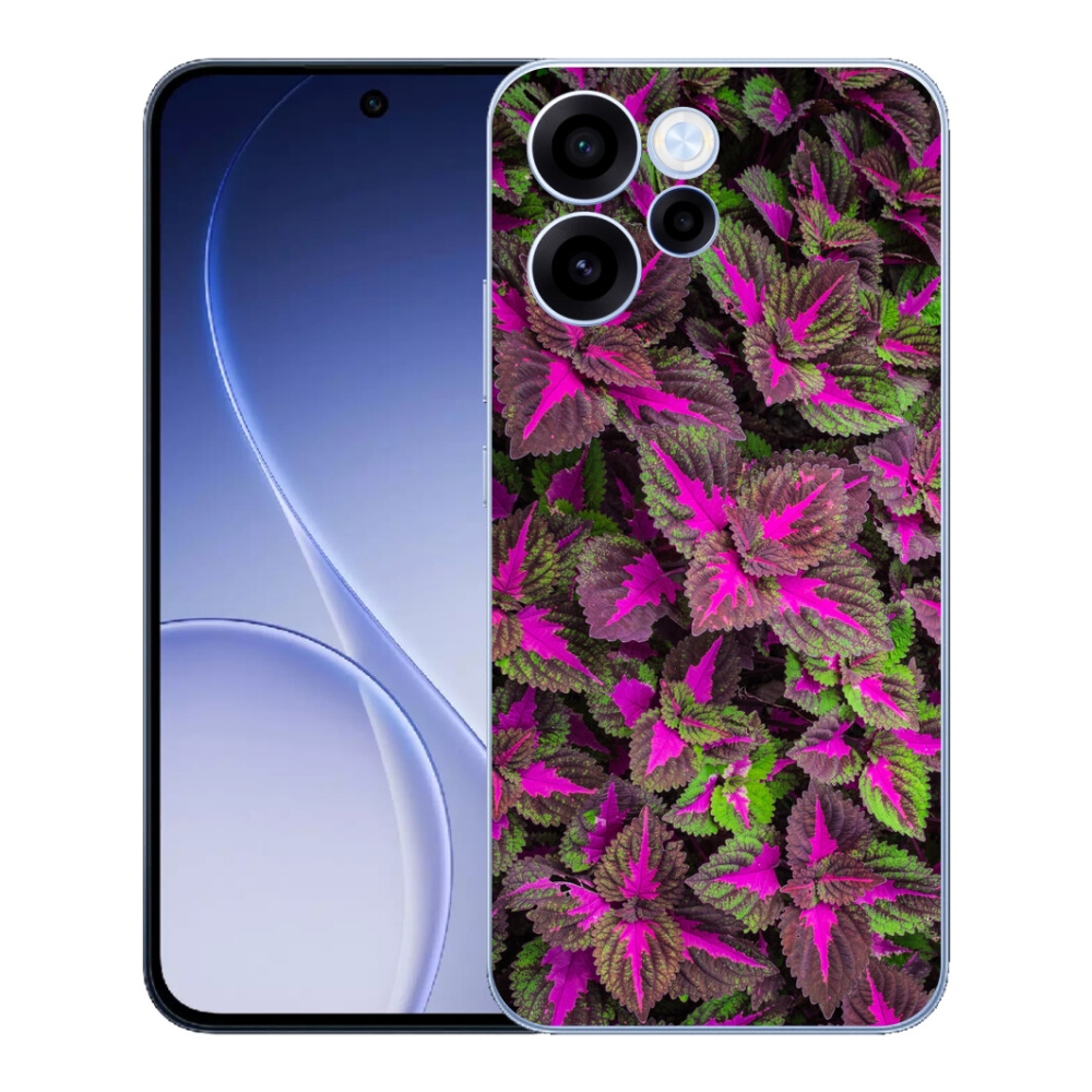 Gelový kryt mmCase na Oppo Reno 15 FS 5G - květiny 10
