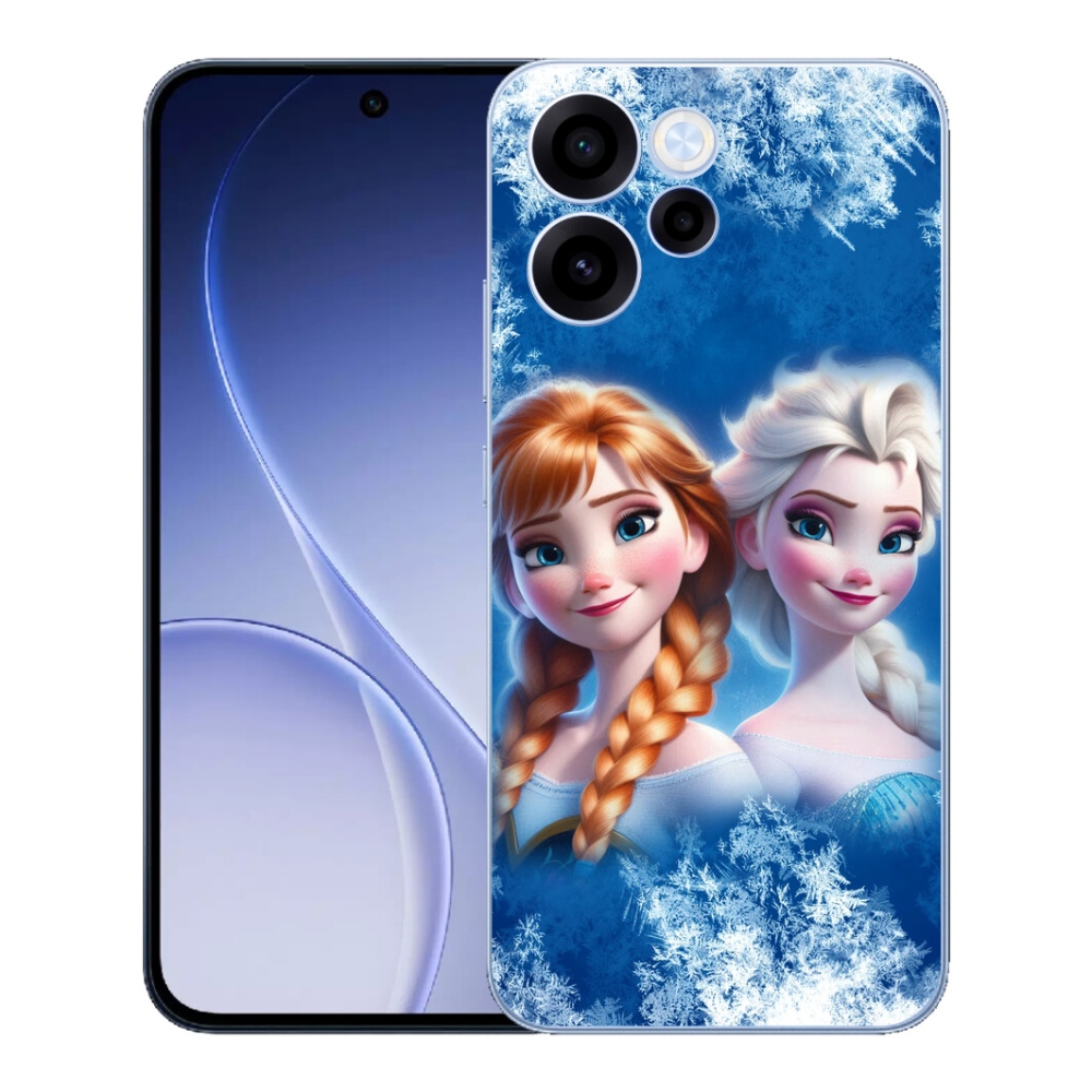 Gelový kryt mmCase na Oppo Reno 15 FS 5G - ledové království 2