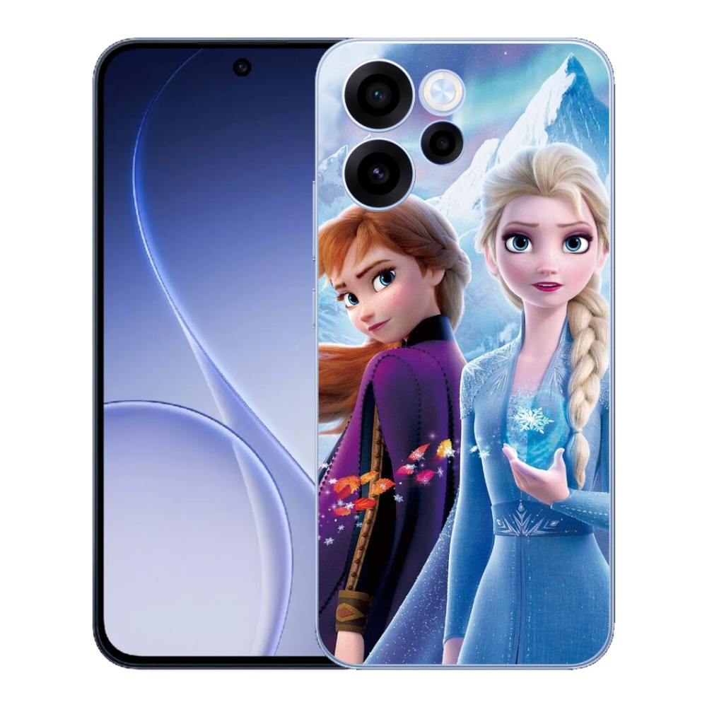 Gelový kryt mmCase na Oppo Reno 15 FS 5G - ledové království 3