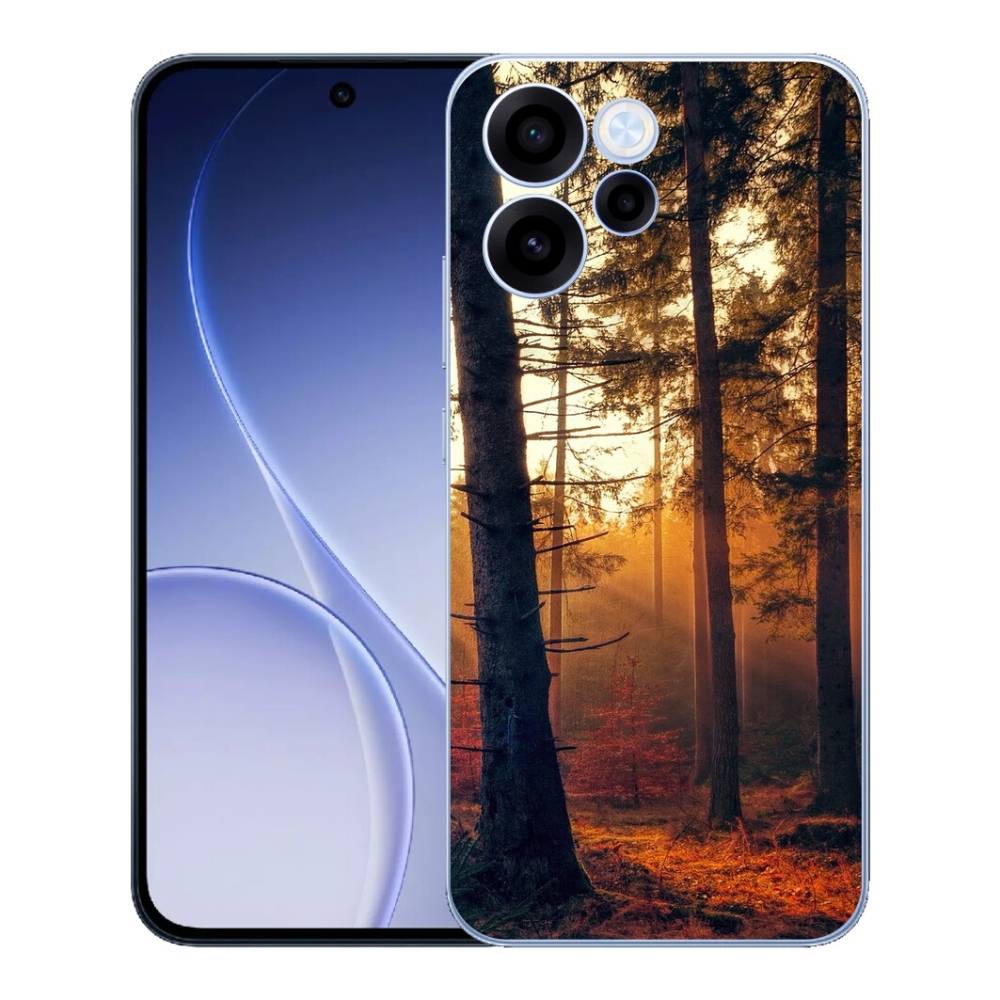 Gelový kryt mmCase na Oppo Reno 15 FS 5G - les