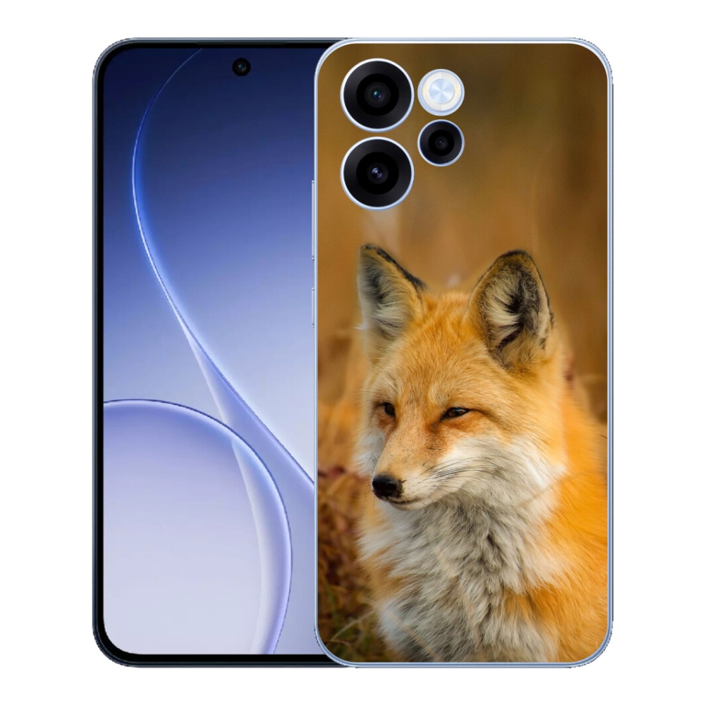 Gelový kryt mmCase na Oppo Reno 15 FS 5G - liška